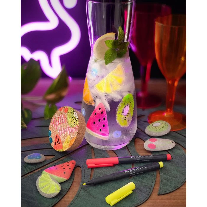 Faber-Castell Deco-Marker 160807, Neon Marker, Gelb, Strichbreite 1,5 Mm, Rundspitze 8 Faber-Castell Deco-Marker 160807, Neon Marker, Gelb, Strichbreite 1,5 Mm, Rundspitze – Bild 6