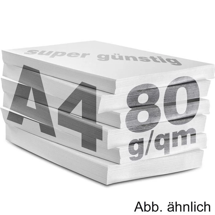 Antalis Kopierpapier Image Recycled High White, A4, Recycling, 80g/qm, Weiß, 500 Blatt 3 Antalis Kopierpapier Image Recycled High White, A4, Recycling, 80g/qm, Weiß, 500 Blatt – Bild 2