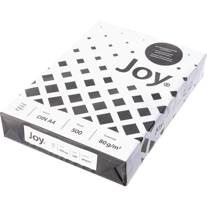 Kopierpapier Joy A4, Inapa, 80g, Weiß 3 Kopierpapier Joy A4, Inapa, 80g, Weiß