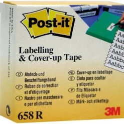 Post-it Korrektur-u.Abdeckband 658R, Nachfüllband, Ablösbar, 25,4mm