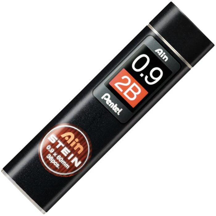 Pentel Druckbleistiftminen Ain Stein C279-2BO, 2B, Hi-Polymer, 0.9mm, 36 Stück 3 Pentel Druckbleistiftminen Ain Stein C279-2BO, 2B, Hi-Polymer, 0.9mm, 36 Stück