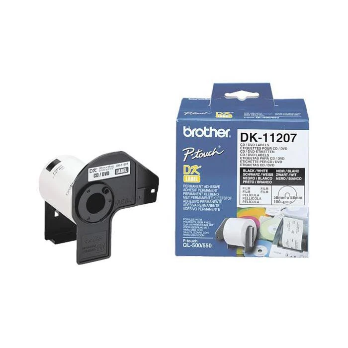 Brother DK-11207 CD/DVD-Etiketten Labels P-touch 6 Brother DK-11207 CD/DVD-Etiketten Labels P-touch – Bild 4
