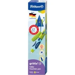 Pelikan Füller Griffix 4, Green, 805681, Linkshänder, Kunststoff Grün, Feder L 12 Pelikan Füller Griffix 4, Green, 805681, Linkshänder, Kunststoff Grün, Feder L -Zebra Shop 19828668d94d66776cce64a4db6962562b45c33b fueller pelikan griffix 4 green 805681