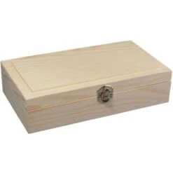 Rayher Holzbox 62296000, Braun, 24 X 6 X 14cm (BxHxT)