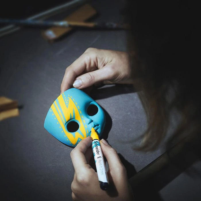 Schneider® Schneider Acrylmarker Paint-It 310, 50-120195, Set 1, Farbig Sortiert, Strichbreite 2mm, 6 Stück 6 Schneider® Schneider Acrylmarker Paint-It 310, 50-120195, Set 1, Farbig Sortiert, Strichbreite 2mm, 6 Stück – Bild 4