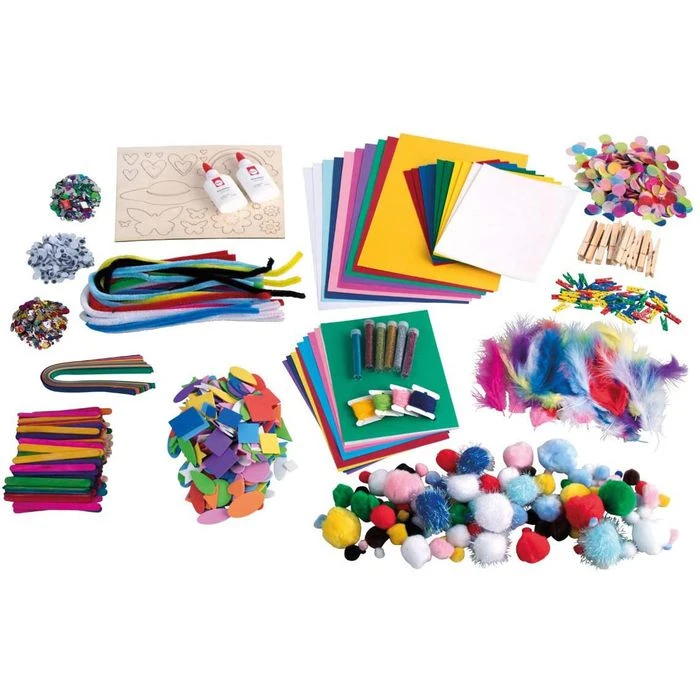 Rayher Bastelset 69251000 XXL Mega Bastelbox, 2500 Teile, In Box, Ab 4 Jahre 4 Rayher Bastelset 69251000 XXL Mega Bastelbox, 2500 Teile, In Box, Ab 4 Jahre – Bild 2