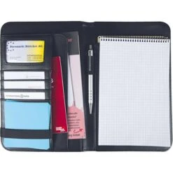 Wedo Elegance Schreibmappe 585801 A5 Schwarz