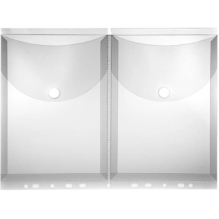 EXXO By HFP Dokumententasche 35371 A4 Auf A5, Abheftbar, Für 2 X 150 Blatt Transparent, 5 Stück 4 EXXO By HFP Dokumententasche 35371 A4 Auf A5, Abheftbar, Für 2 X 150 Blatt Transparent, 5 Stück – Bild 2