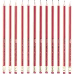 Herlitz Bleistift Scolair 8850604, Härte HB, Lackiert, Mit Tip, 24 Stück