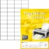 Etiketten A4 52,5 X 29,7mm Für Drucker 100 Blatt -Zebra Shop 3b2a1acc16197776805d29383640196acf6bbdb4 universaletiketten topstick labels 8698 weiss