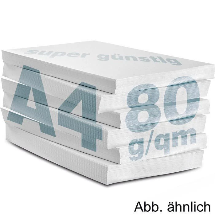 Igepa Kopierpapier Happy Office, A4, 80g/qm, Weiß, 500 Blatt 4 Igepa Kopierpapier Happy Office, A4, 80g/qm, Weiß, 500 Blatt – Bild 2