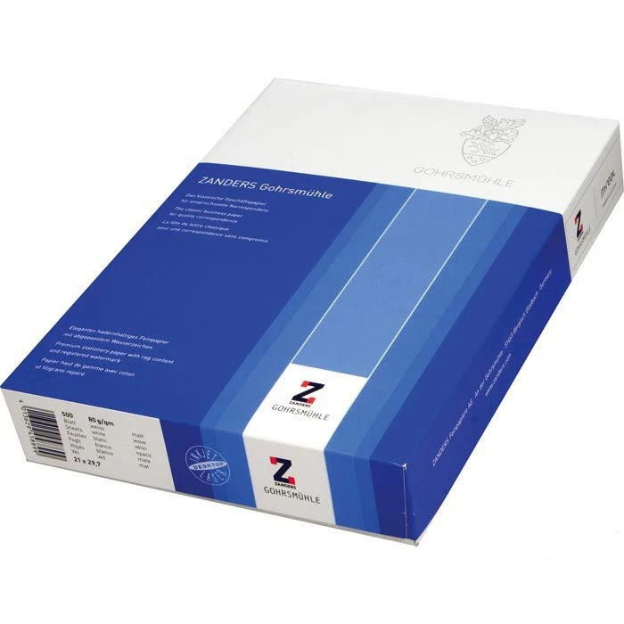 Zanders Gohrsmühle A4 Wasserzeichen 80g Papier 3 Zanders Gohrsmühle A4 Wasserzeichen 80g Papier