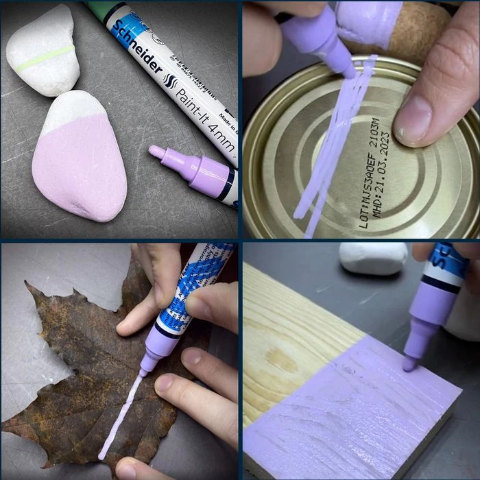 Schneider® Schneider Acrylmarker Paint-It 310, 50-120195, Set 1, Farbig Sortiert, Strichbreite 2mm, 6 Stück 7 Schneider® Schneider Acrylmarker Paint-It 310, 50-120195, Set 1, Farbig Sortiert, Strichbreite 2mm, 6 Stück – Bild 5