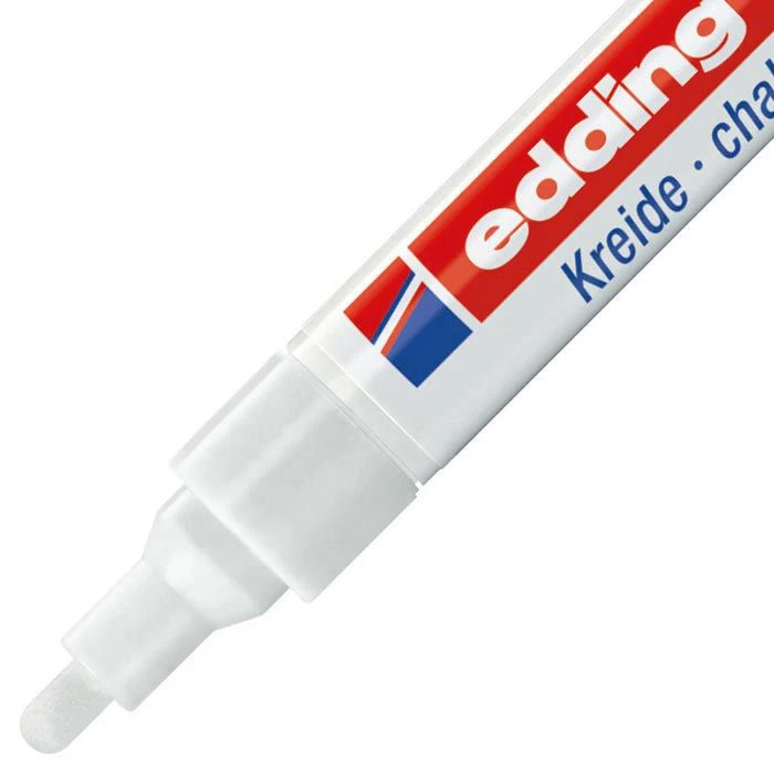 Edding Kreidemarker 4095-5049, Weiß, Rundspitze, Strichbreite 2 - 3mm, 5 Stück 5 Edding Kreidemarker 4095-5049, Weiß, Rundspitze, Strichbreite 2 - 3mm, 5 Stück – Bild 3