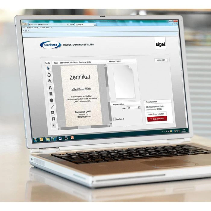 Sigel Motivpapier DP243, Papyra, A4, Strukturpapier, 90 G/m², 100 Blatt 6 Sigel Motivpapier DP243, Papyra, A4, Strukturpapier, 90 G/m², 100 Blatt – Bild 4