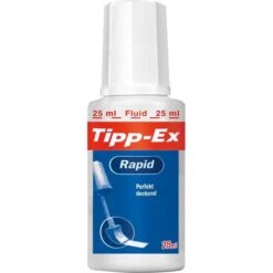 Tipp-Ex Korrekturflüssigkeit Rapid, Mit Schwämmchen, Weiß, 25ml
