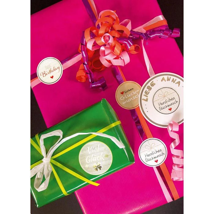 Zweckform Sticker 56814 Z-Design Deko-Sticker, Herzlichen Glückwunsch, Auf Rolle, 50 Aufkleber 6 Zweckform Sticker 56814 Z-Design Deko-Sticker, Herzlichen Glückwunsch, Auf Rolle, 50 Aufkleber – Bild 4