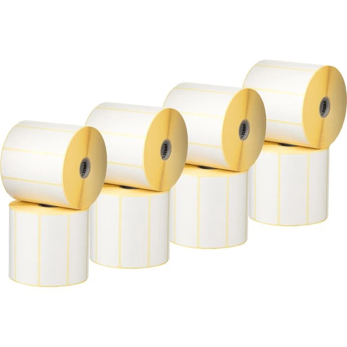 Zebra Thermoetiketten 76054, Z-Select 2000T, 70 X 32mm, Kern 76mm, 4.240 Stück, Thermotransfer, 8 Rollen 4 Zebra Thermoetiketten 76054, Z-Select 2000T, 70 X 32mm, Kern 76mm, 4.240 Stück, Thermotransfer, 8 Rollen – Bild 2