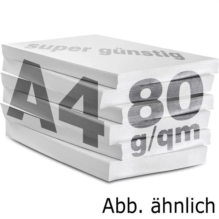 Mondi Kopierpapier IQ Economy +, A4, 80g/qm, Hochweiß, PEFC, 500 Blatt 4 Mondi Kopierpapier IQ Economy +, A4, 80g/qm, Hochweiß, PEFC, 500 Blatt – Bild 2