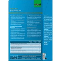 Sigel IP 641 Photo Paper Ultra A4 Fotopapier 260g -Zebra Shop 5aebe83132ea66a2618b405f98bb306534bb632a fotopapier sigel ip 641 ultra a4 50 blatt