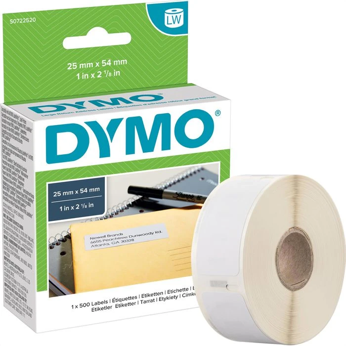 Dymo 11352 Etiketten Label S0722520 Rücksende Weiß 3 Dymo 11352 Etiketten Label S0722520 Rücksende Weiß