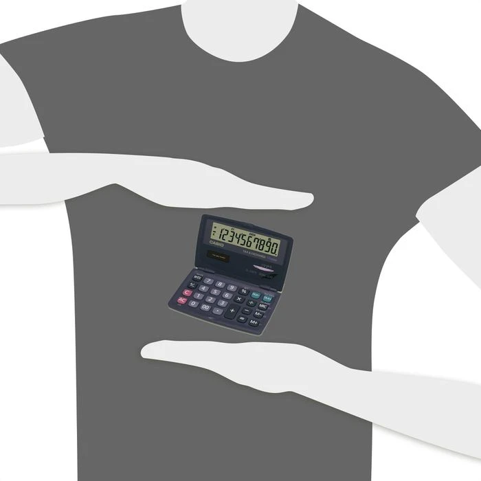 Casio SL-210 TE Taschenrechner Mit Prozent Solar 4 Casio SL-210 TE Taschenrechner Mit Prozent Solar – Bild 2