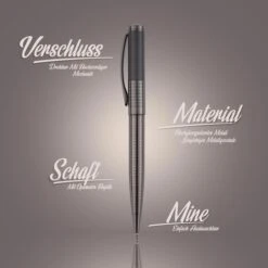 Hörner Kugelschreiber Fortress 1017, Gehäuse Schwarz, Massiver Stahl, Schreibfarbe Blau 17 Hörner Kugelschreiber Fortress 1017, Gehäuse Schwarz, Massiver Stahl, Schreibfarbe Blau -Zebra Shop 6264052fb1a71f748b89a7fdff1a70ba0719a33b kugelschreiber hoerner fortress 1017