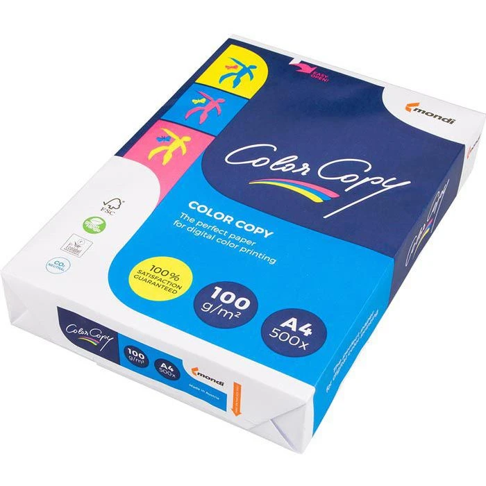 Mondi Kopierpapier Color Copy, A4, 1 Palette, 100g/qm, Hochweiß, 500 Blatt, 200 Pack 4 Mondi Kopierpapier Color Copy, A4, 1 Palette, 100g/qm, Hochweiß, 500 Blatt, 200 Pack – Bild 2