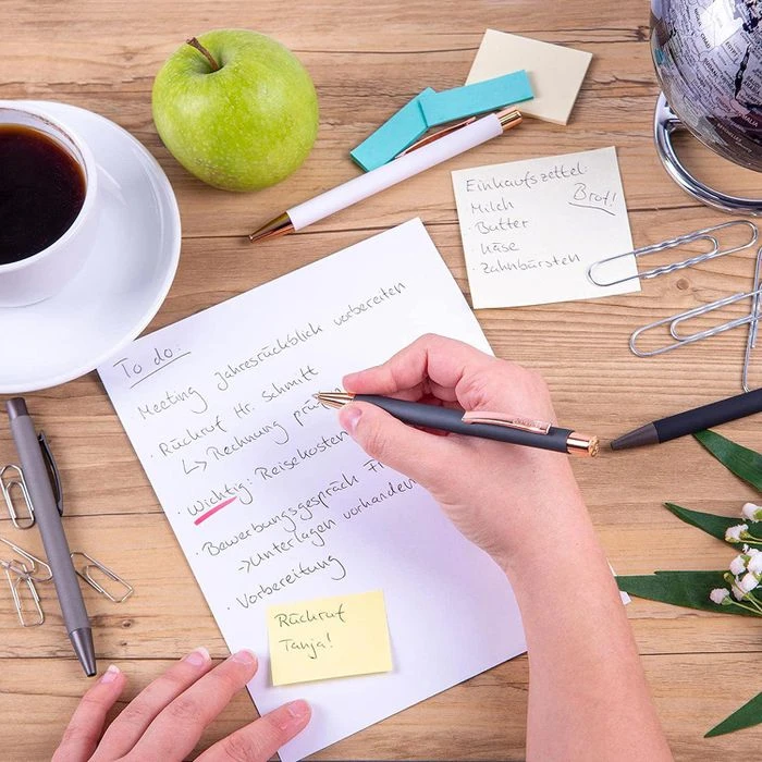 Online Kugelschreiber Soft Metal, 21732/3D, Grey Rose, Gehäuse Schwarz/rosé, Farbe Schwarz 8 Online Kugelschreiber Soft Metal, 21732/3D, Grey Rose, Gehäuse Schwarz/rosé, Farbe Schwarz – Bild 6