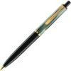 Pelikan Druckbleistift Classic D200, 997114, Edelharz, Schwarz-grün/vergoldete Zierteile, 0,7mm