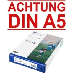 Kopierpapier Inapa Tecno Universal, 2100011541, A5, 80g, Weiß, 500 Blatt Kopierpapier