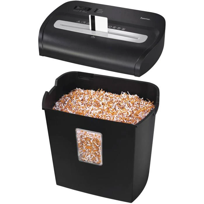 Hama Aktenvernichter Premium M8, 50545, Mikroschnitt 3 X 9mm, 8 Blatt, P5 4 Hama Aktenvernichter Premium M8, 50545, Mikroschnitt 3 X 9mm, 8 Blatt, P5 – Bild 2