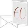 Böttcher-AG Geburtstagskarten Rosegold, 60 Jahre, 115 X 175mm, Klappkarten Mit Umschlag -Zebra Shop 83918af027316e8ded3922c27598568f3a9ae240 geburtstagskarten boettcher ag rosegold 60 jahre