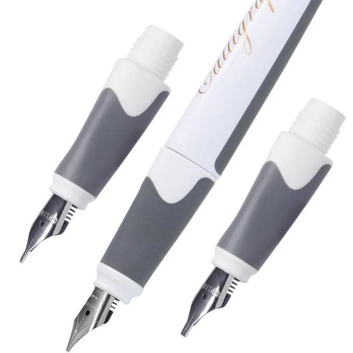 Online Schreibset Air Best Writer, 10056, Kalligrafie-Set, Füller Und Federn, Weiß 4 Online Schreibset Air Best Writer, 10056, Kalligrafie-Set, Füller Und Federn, Weiß – Bild 2