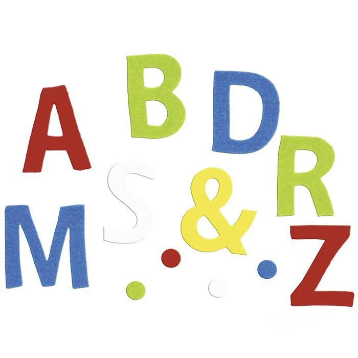 Ursus Klebebuchstaben Bastelfilz-Stanzteile, A-Z, Bunt, Selbstklebend, 45mm 3 Ursus Klebebuchstaben Bastelfilz-Stanzteile, A-Z, Bunt, Selbstklebend, 45mm