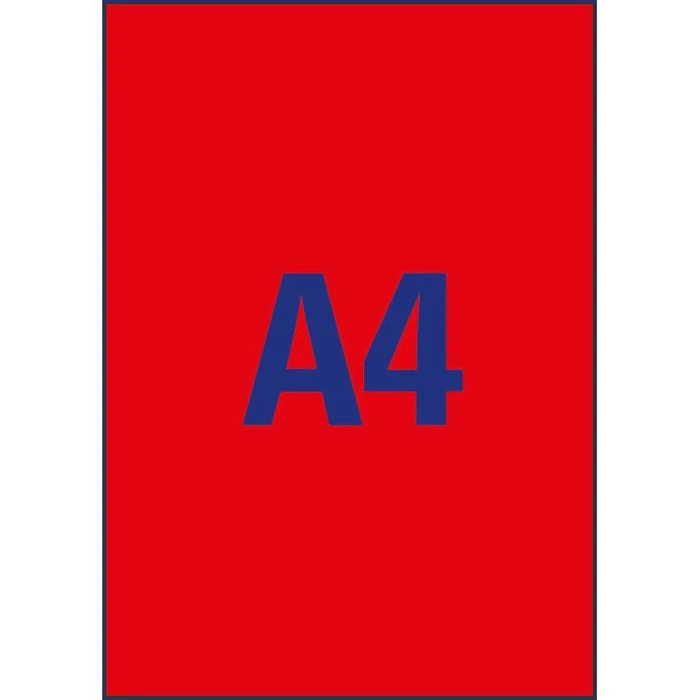Avery Zweckform L6005-25 Universaletiketten, Neon-rot, 210 X 297mm, Ablösbar, 25 Blatt, 25 Stück 5 Avery Zweckform L6005-25 Universaletiketten, Neon-rot, 210 X 297mm, Ablösbar, 25 Blatt, 25 Stück – Bild 3