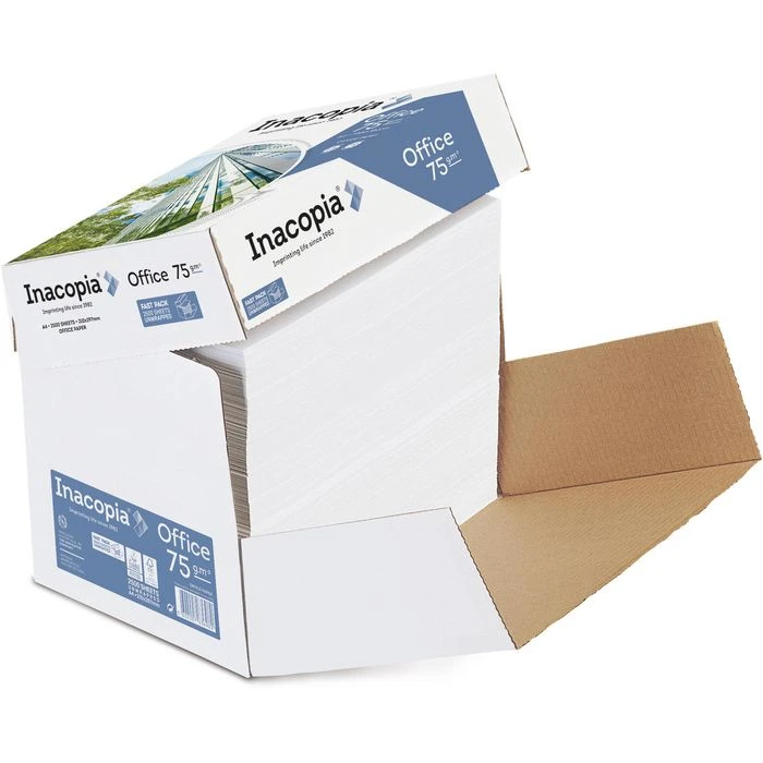 Inacopia Kopierpapier Office, A4, 75g/qm, Weiß, 500 Blatt 4 Inacopia Kopierpapier Office, A4, 75g/qm, Weiß, 500 Blatt – Bild 2