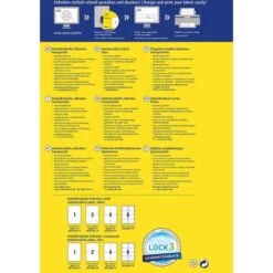 Zweckform Folienetiketten L8013-10, Transparent, 105x148mm Antimikrobiell 10 Blatt 40 Stück -Zebra Shop 952771ae51edd494a7cb3133e2fee9384f1a6611 folienetiketten zweckform l8013 10 transparent
