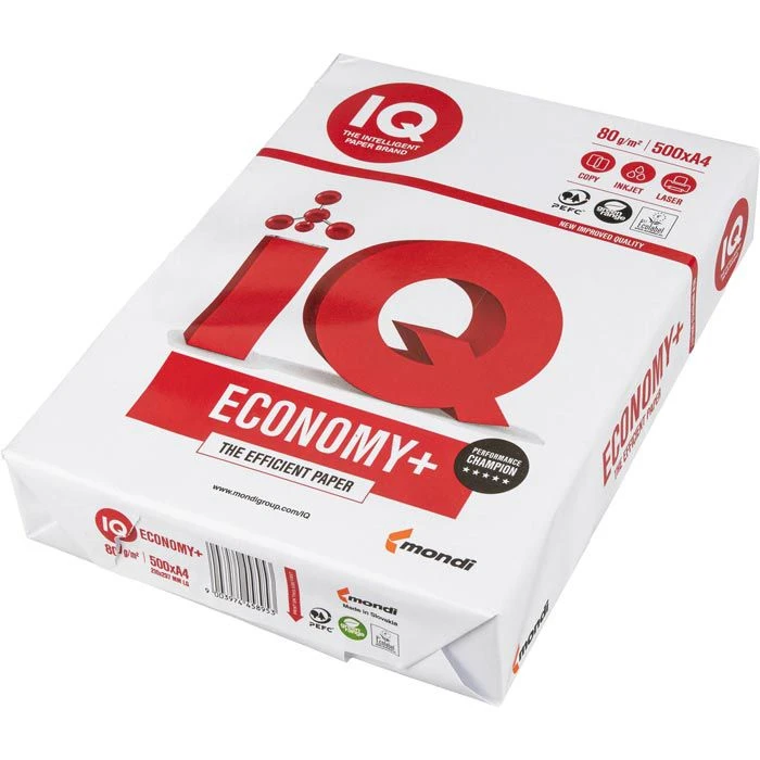 Mondi Kopierpapier IQ Economy +, A4, 80g/qm, Hochweiß, PEFC, 500 Blatt 3 Mondi Kopierpapier IQ Economy +, A4, 80g/qm, Hochweiß, PEFC, 500 Blatt
