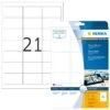 Herma Hochglanz-Etiketten 4904, Glossy, Weiß, 63,5 X 38,1mm, 25 Blatt, 525 Stück -Zebra Shop a2cfbbc1d4fe5d0f4397ac59d084e98ccd97d7eb hochglanz etiketten herma 4904 glossy weiss
