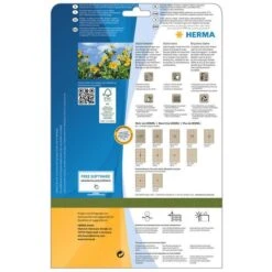 Herma Rückenschilder 10740, Silphie-Papier, Braun, 61 X 192mm, Selbstklebend, 80 Stück -Zebra Shop a41a5b4b86e024654cec7892f24e052729b21158 rueckenschilder herma 10740 silphie papier braun