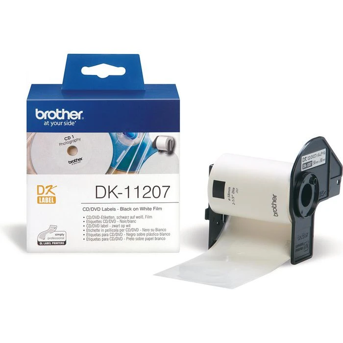 Brother DK-11207 CD/DVD-Etiketten Labels P-touch 3 Brother DK-11207 CD/DVD-Etiketten Labels P-touch