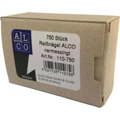 Alco Reißzwecken 110-750, Gold, 750 Stück -Zebra Shop a6826a166dc15355e9bdc48ff0e5aeb121f9c05e reisszwecken alco 110 750