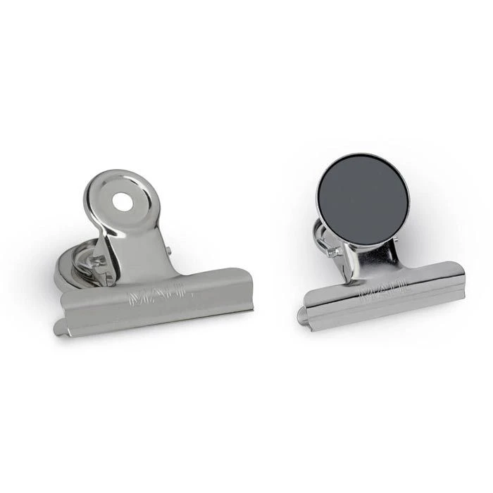 Maul 2185096 Silber Briefklemmer Metall Mit Magnet, 2 Stück 5 Maul 2185096 Silber Briefklemmer Metall Mit Magnet, 2 Stück – Bild 3