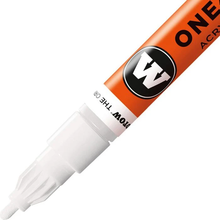 Molotow Acrylmarker One4All Acrylic 127HS, Signalweiß, Strichbreite 2mm 4 Molotow Acrylmarker One4All Acrylic 127HS, Signalweiß, Strichbreite 2mm – Bild 2