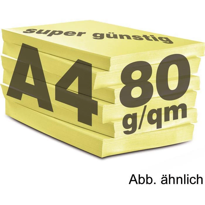 Steinbeis Kopierpapier Color, A4, Recycling, 80g/qm, Hellgelb, 500 Blatt 4 Steinbeis Kopierpapier Color, A4, Recycling, 80g/qm, Hellgelb, 500 Blatt – Bild 2