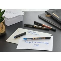 Uni-ball Tintenroller Eye Broad UB-150-10, 148052, Gehäuse Roségold, 0.65mm, Schreibfarbe Blau -Zebra Shop b072f430ce77937a3d1263374f7de96b2daaf338 tintenroller uni ball eye broad ub 150 10 148052