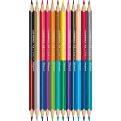 Maped Buntstifte ColorPeps Duo M829600, Farbig Sortiert, Zweifarbig - 24 Farben, 12 Stück -Zebra Shop b5dee2e4232757852075fefd68c822aa860493a2 buntstifte maped colorpeps duo m829600