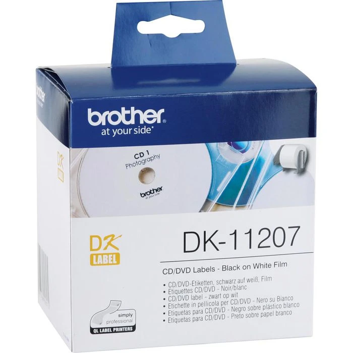 Brother DK-11207 CD/DVD-Etiketten Labels P-touch 4 Brother DK-11207 CD/DVD-Etiketten Labels P-touch – Bild 2
