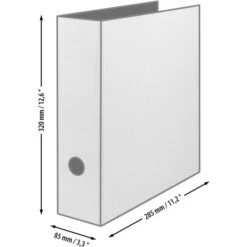 Rössler-Papier Ordner 1317452700 S.O.H.O., Karton, A4, 8,5cm, Taupe -Zebra Shop bcb1a358012827708558f4d822304dbf07472d70 ordner roessler papier 1317452490 s.o.h.o